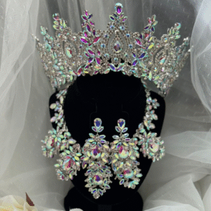 Quinceanera Crystal Tiara Set #1