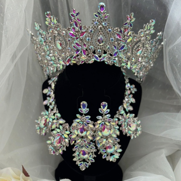 Quinceanera Crystal Tiara Set #1