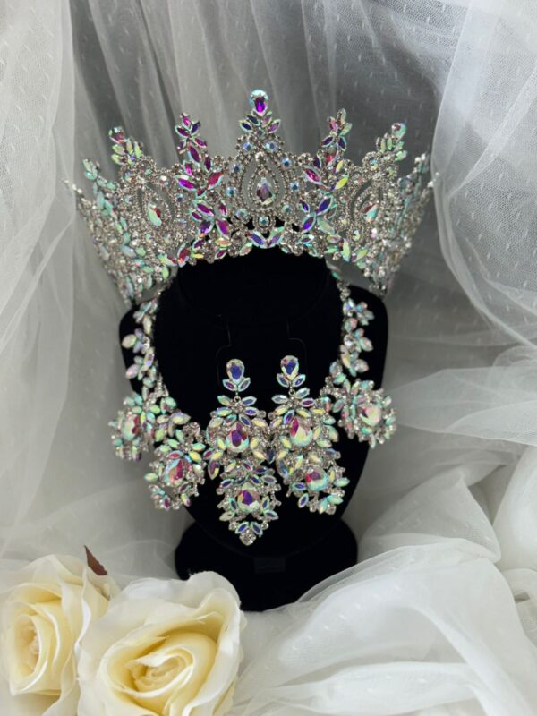 Quinceanera Crystal Tiara Set #1 - Imagen 2