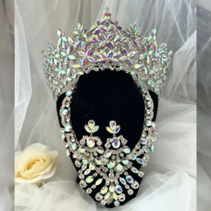 Quinceanera Crystal Tiara Set #2
