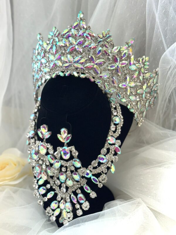 Quinceanera Crystal Tiara Set #2 - Imagen 3