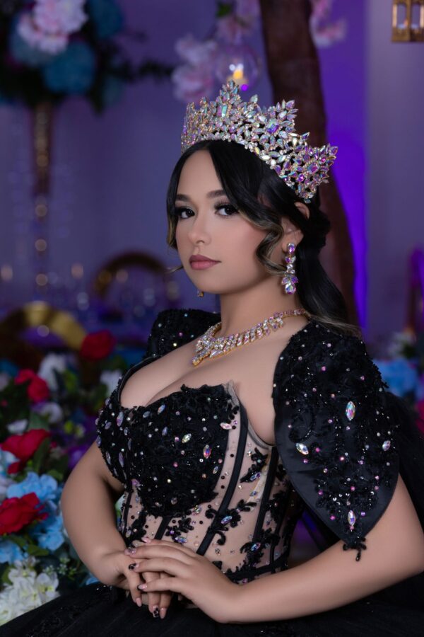 Quinceanera Crystal Tiara Set #2 - Imagen 2